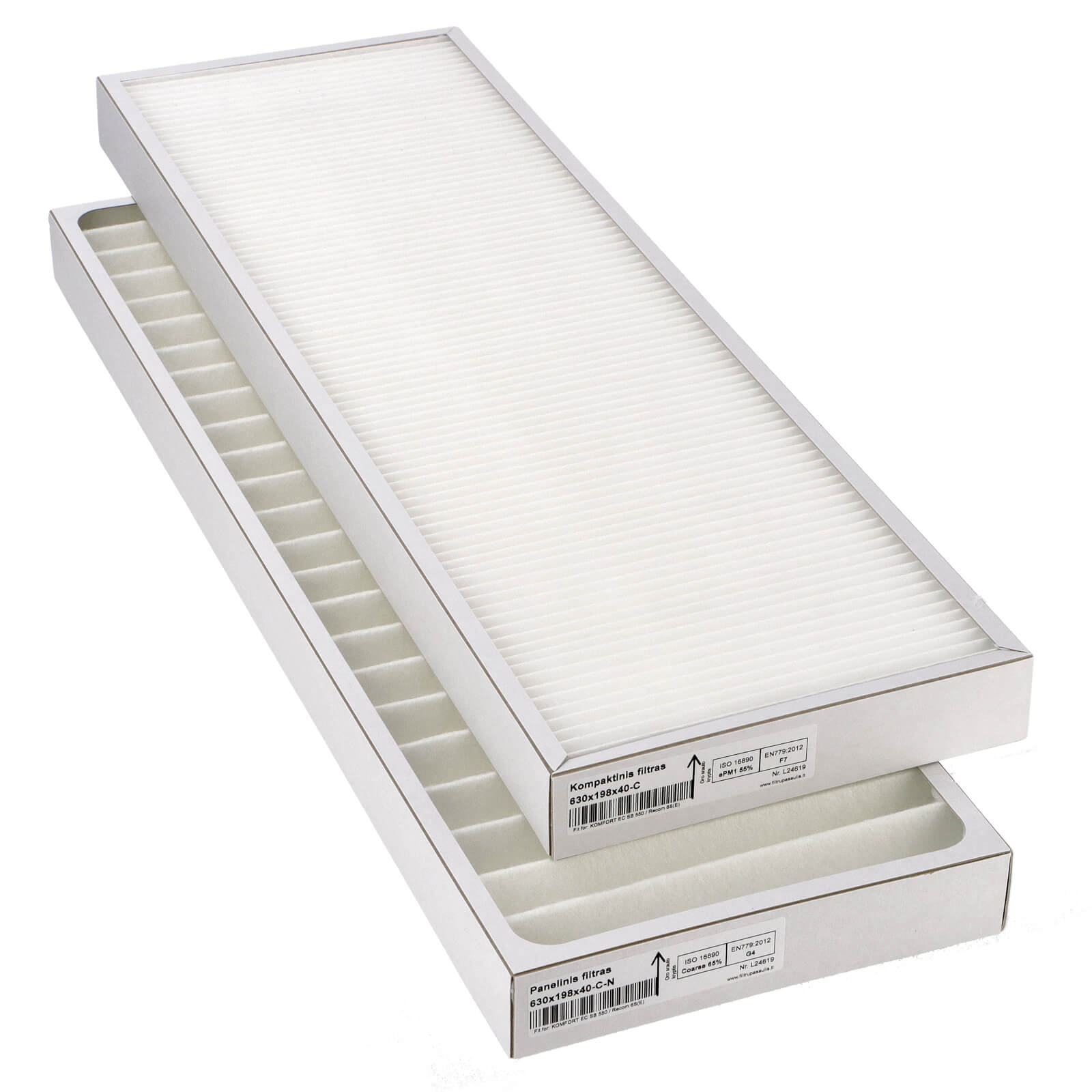 Blauberg Komfort EC SB 550 filter set G4+F7 (house brand)