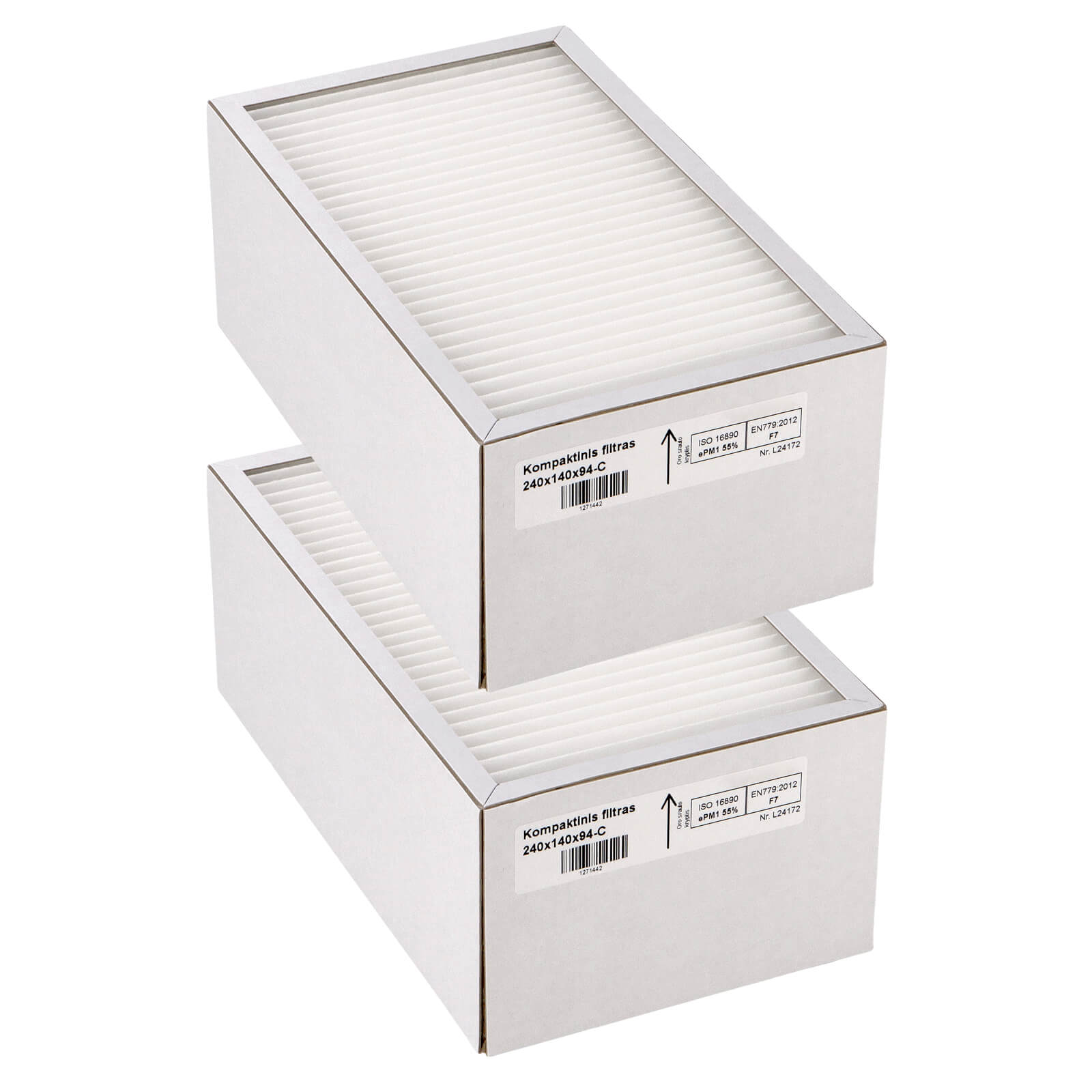 Ensy InoVent AHU-300HH/HV filter set F7+F7 (house brand)