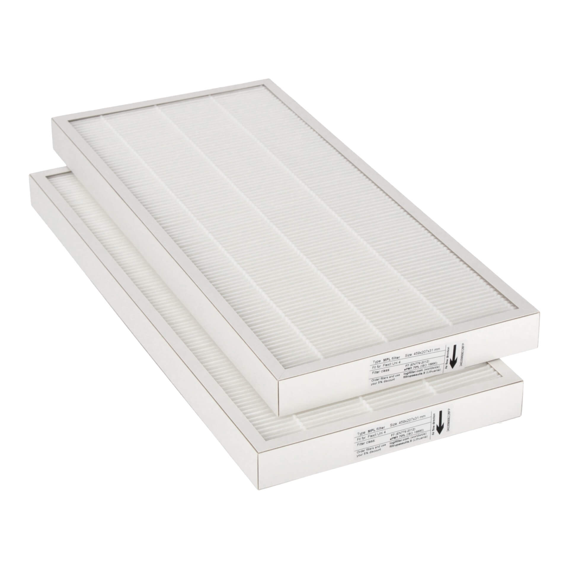 Flexit Uni 4 filteruppsättning F7+F7 (eget märke)