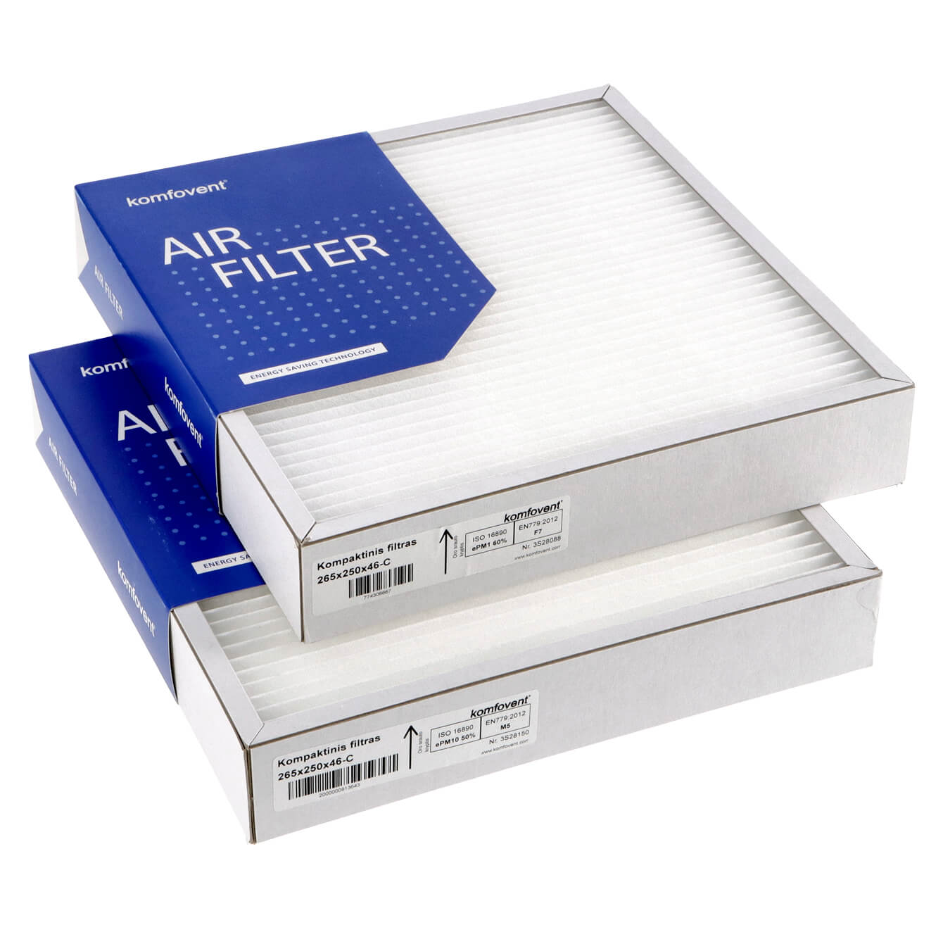 Komfovent Domekt CF 250 F C6 suodatinsarja M5+F7 (alkuperäinen)