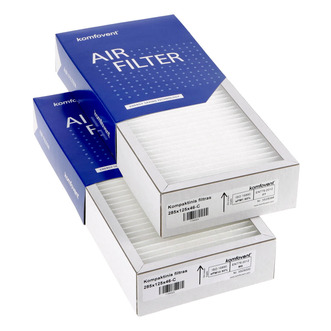 Komfovent Domekt R 200 V C8 T suodatinsarja M5+F7 (alkuperäinen)