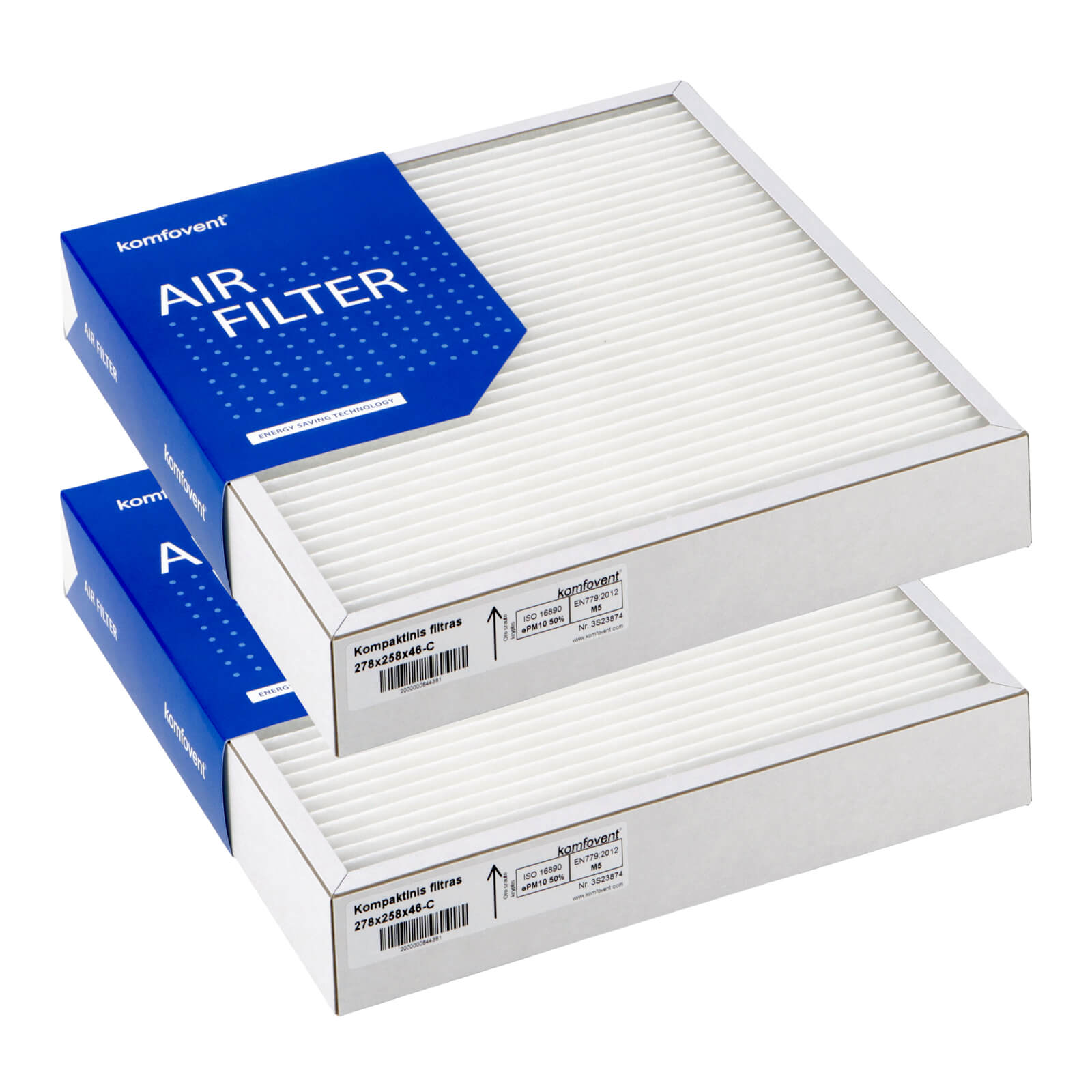Komfovent Domekt R 250/400 F C6 filter set M5+M5 (original)