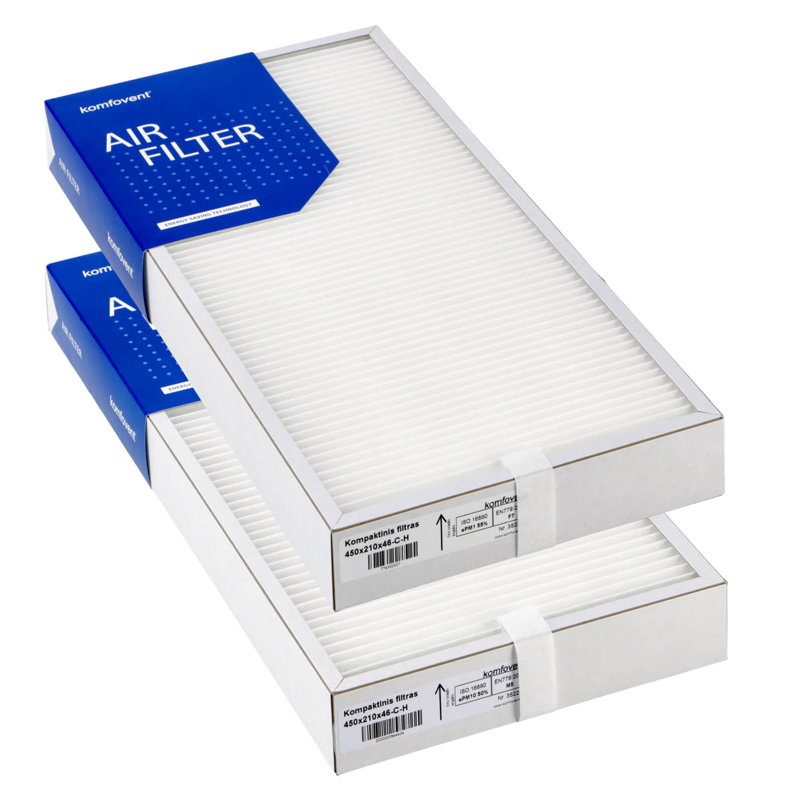 Komfovent Domekt R 400 V C6 suodatinsarja M5+F7 (alkuperäinen)