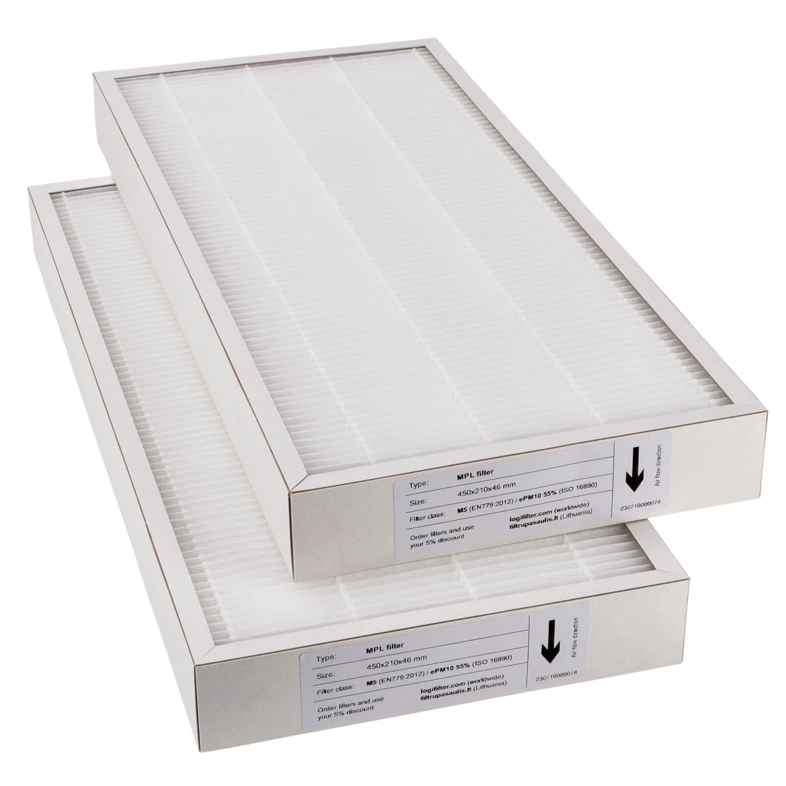 Komfovent Domekt R 400 V C6 suodatinsarja M5+M5 (talon merkki)