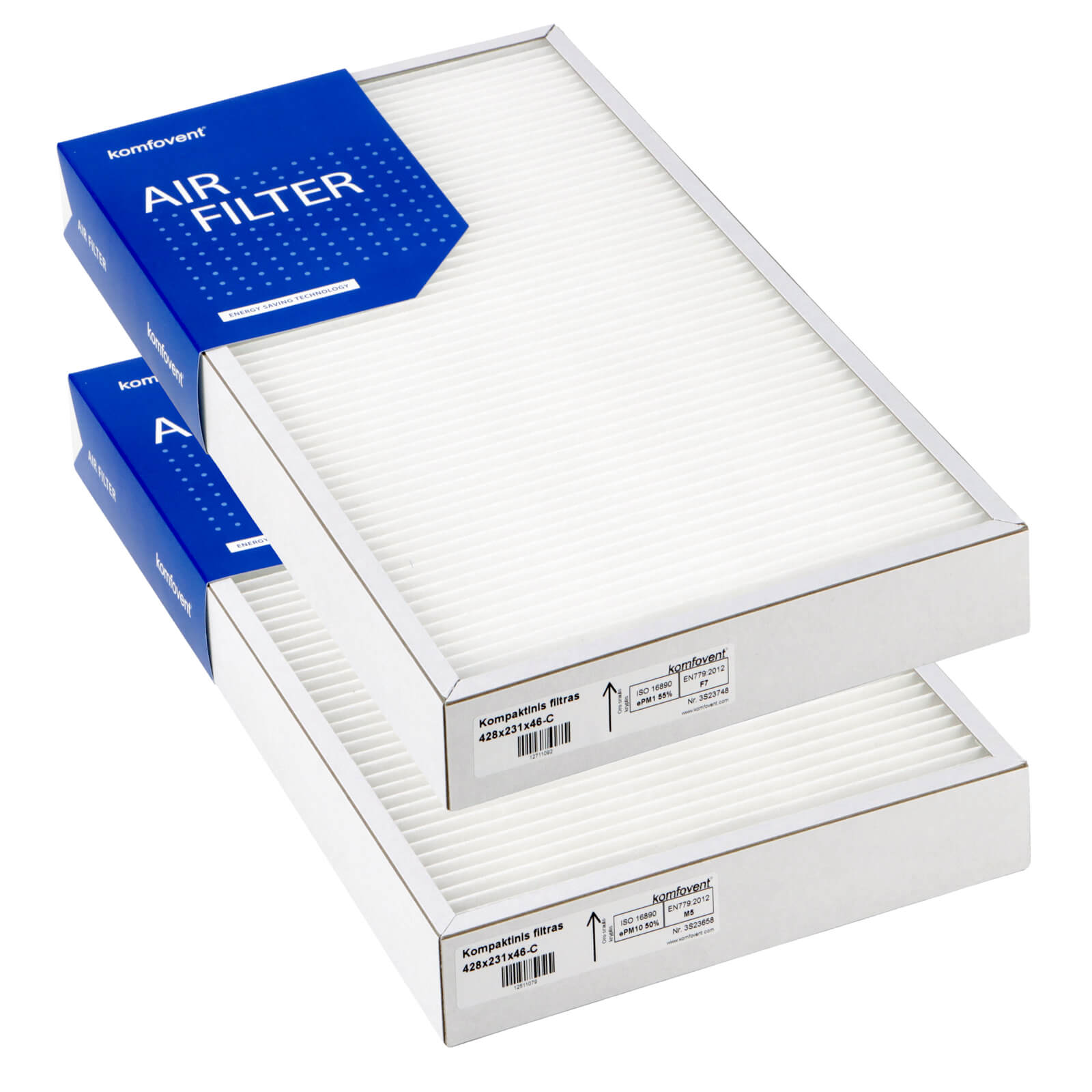 Komfovent Domekt R 400 V C6M suodatinsarja M5+F7 (alkuperäinen)