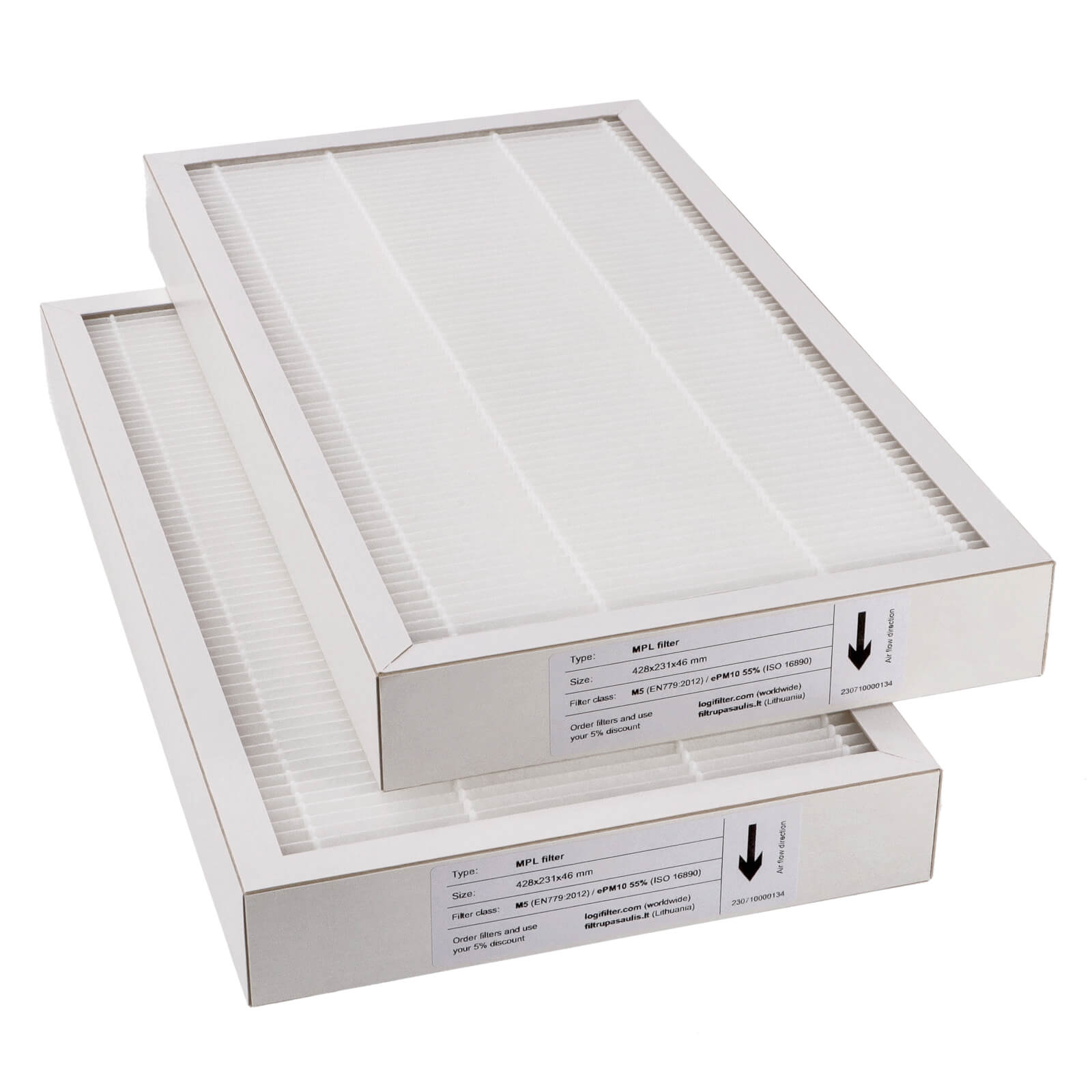 Komfovent Domekt R 400 V C6M filter set M5+M5 (house brand)