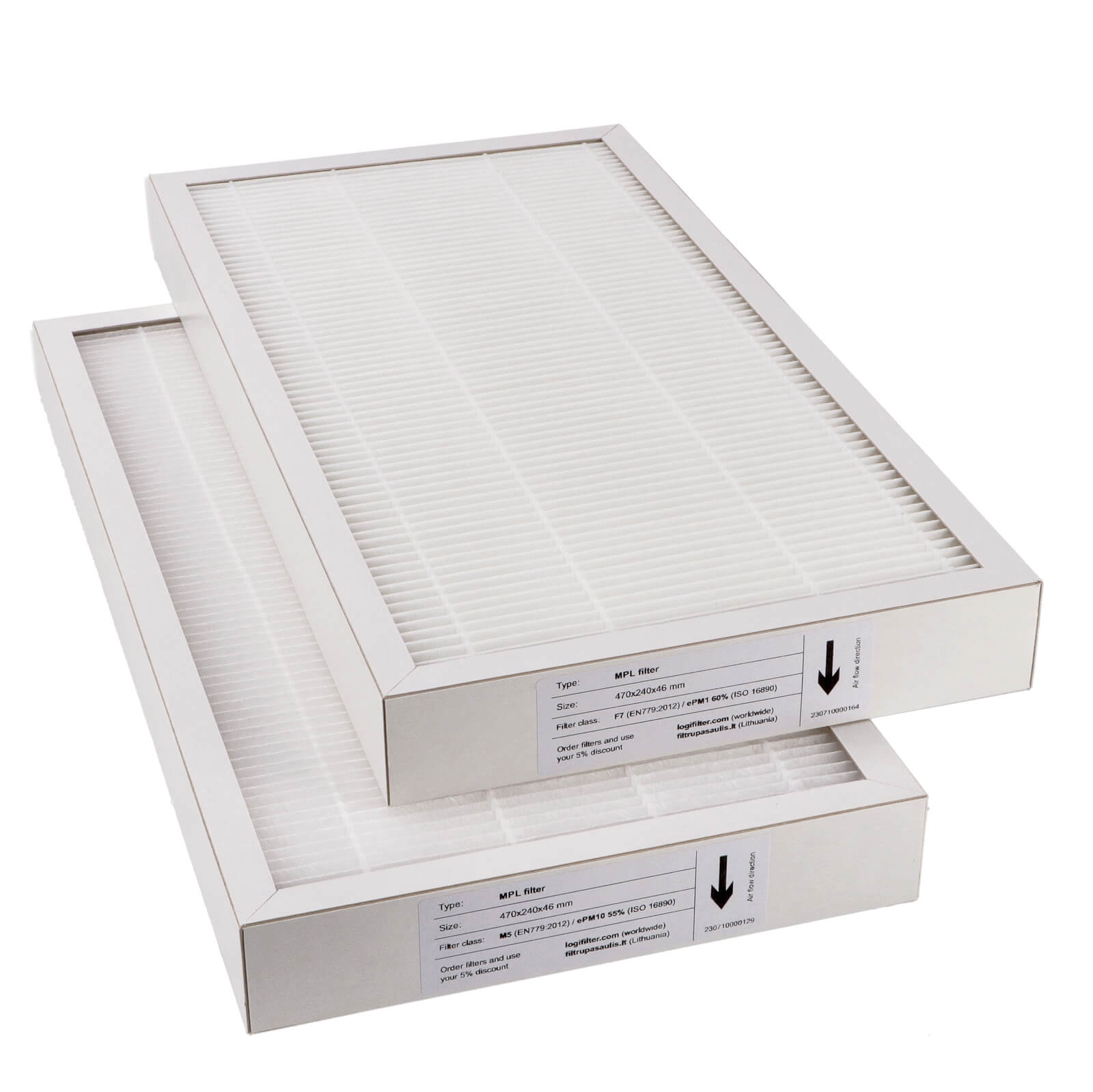 Komfovent Domekt R 450 V C6 suodatinsarja M5+F7 (talon merkki)