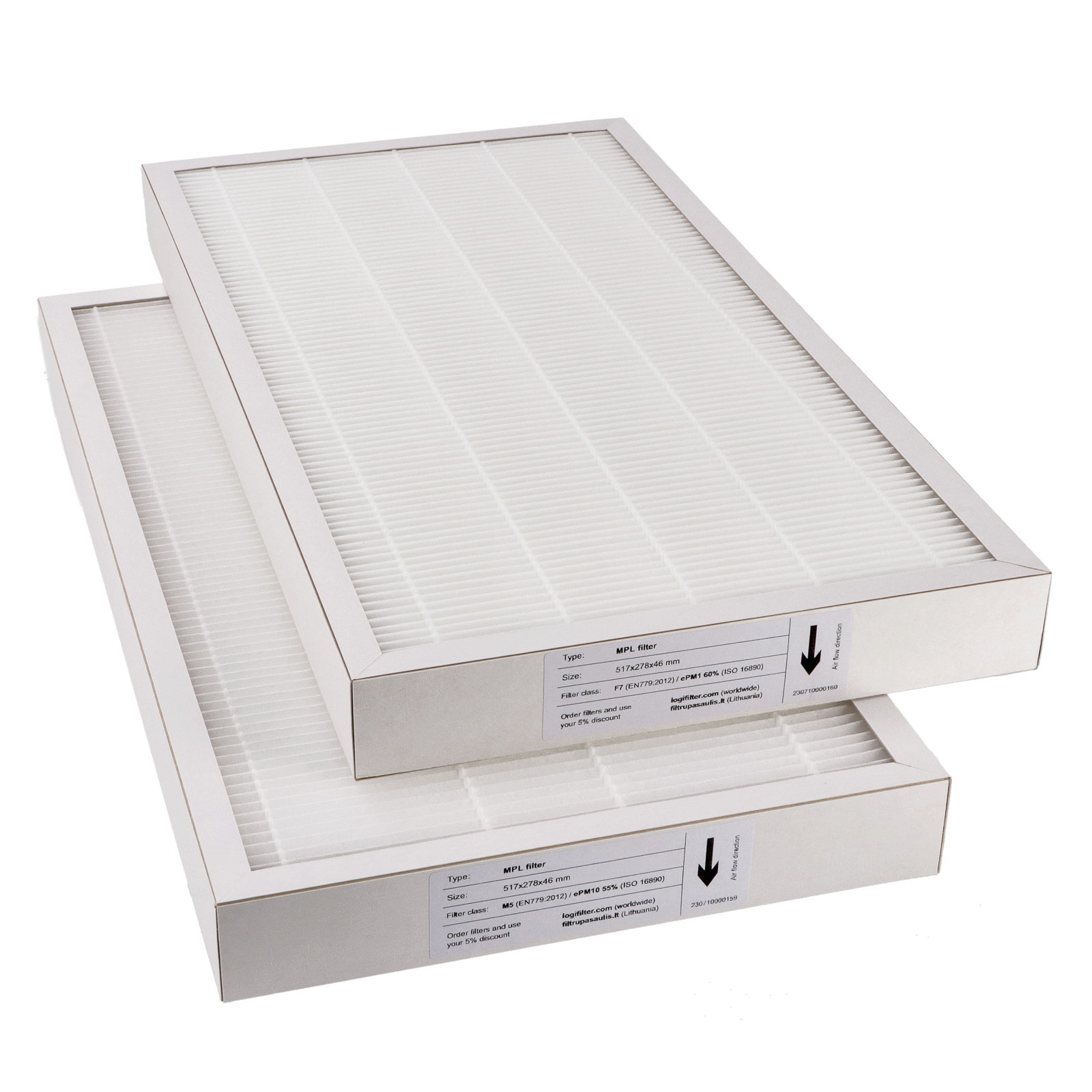 Komfovent Domekt R 450 V C6M suodatinsarja M5+F7 (talon merkki)