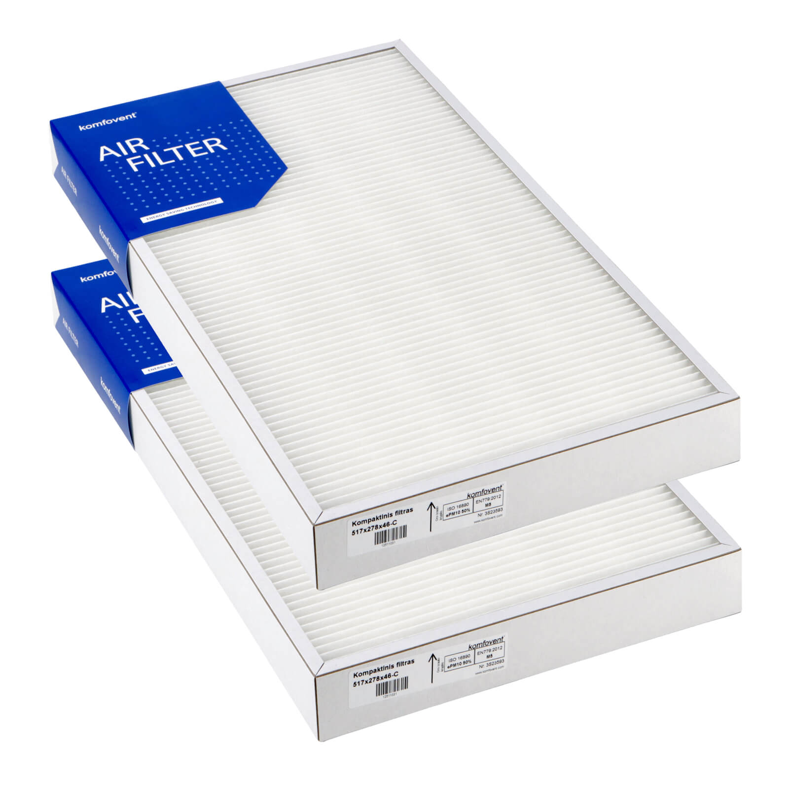 Komfovent Domekt R 450 V C6M suodatinsarja M5+M5 (alkuperäinen)