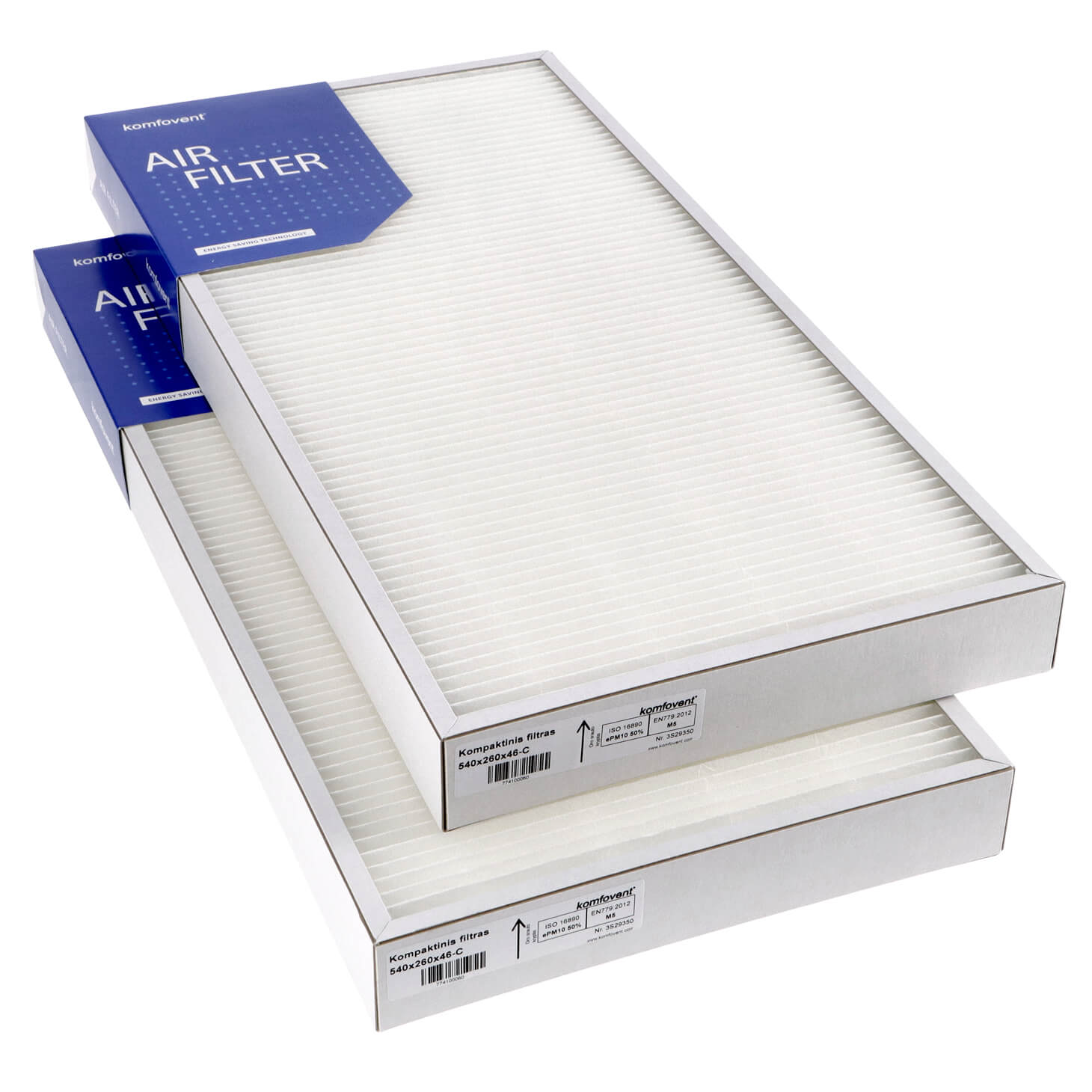 Komfovent Domekt R 500/700/900 V/H C6/C6M filter set M5+M5 (original)