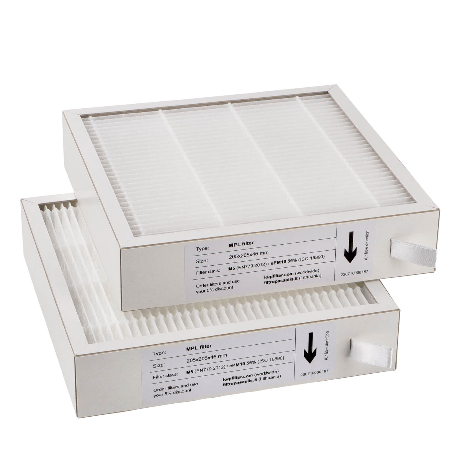 Oxygen X-Air / Easy C180 / C180E / C200 / C200E / C250 filter set M5+M5 (house brand)