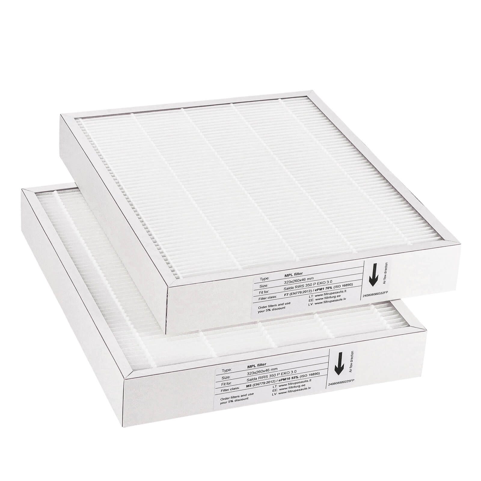 Salda RIRS 350 P EKO 3.0 suodatinsarja M5+F7 (talon merkki)