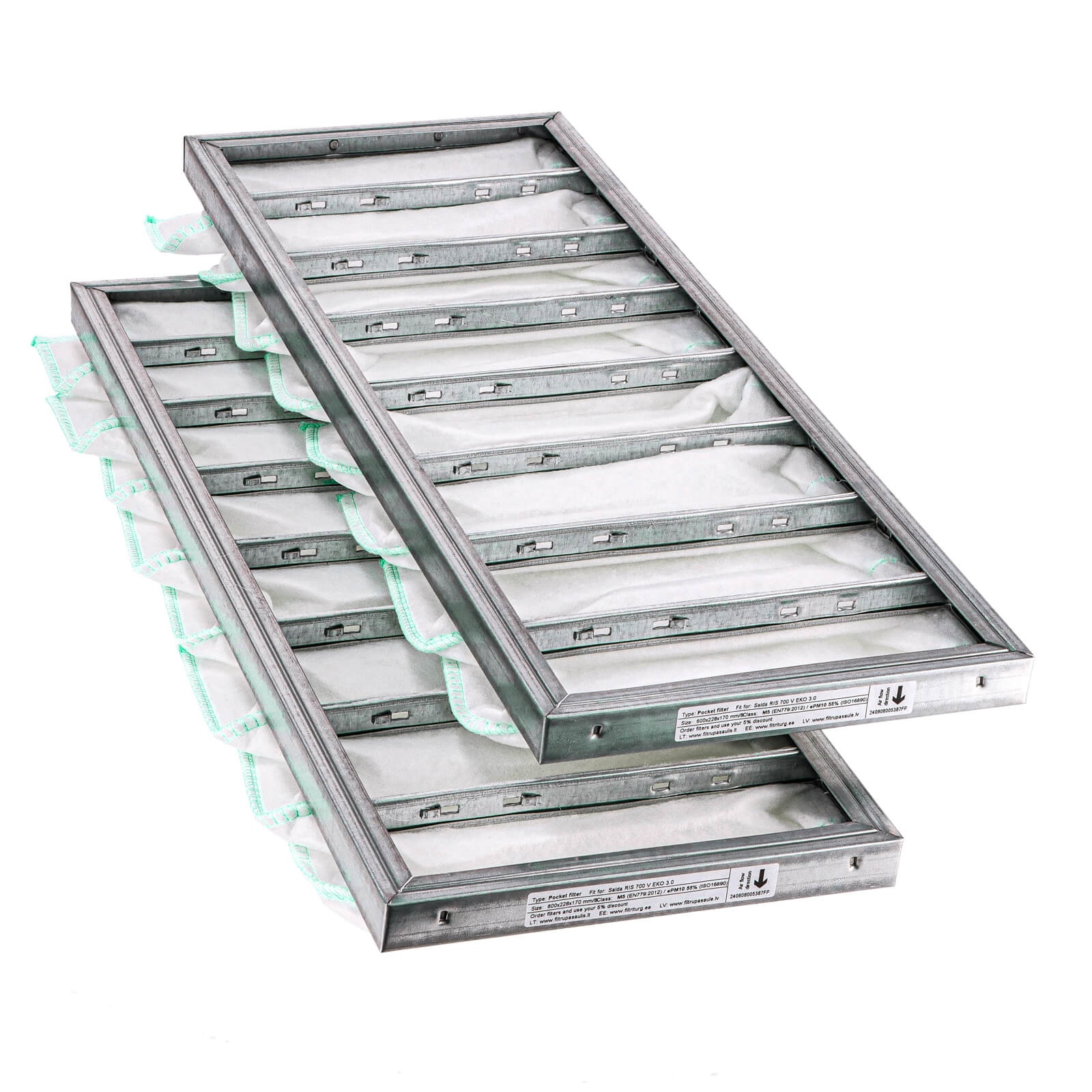 Salda RIS 700 V EKO 3.0 filteruppsättning M5+M5 (eget märke)