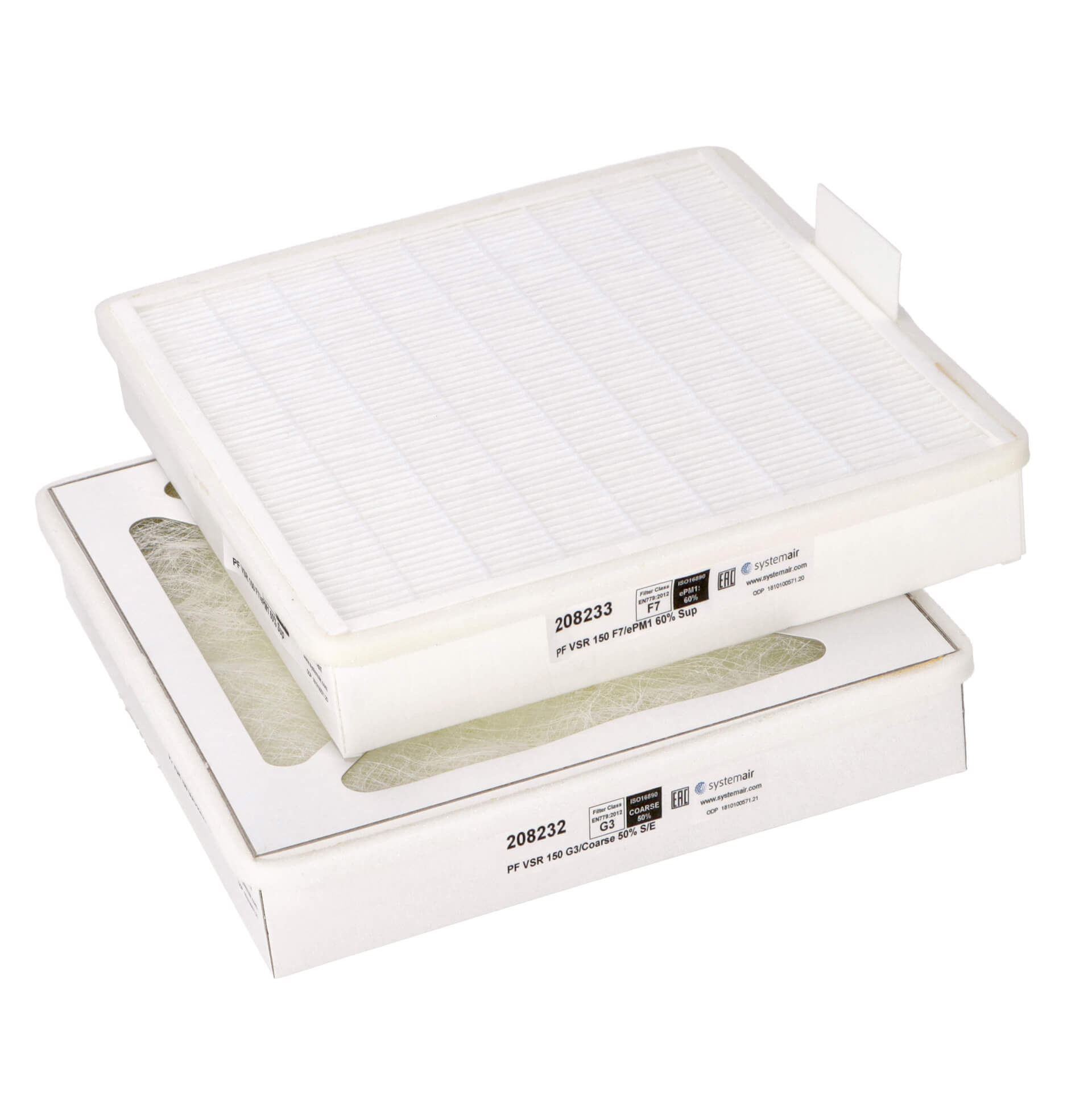 Systemair Save VSR 150 (PF) suodatinsarja G3+F7 (alkuperäinen)