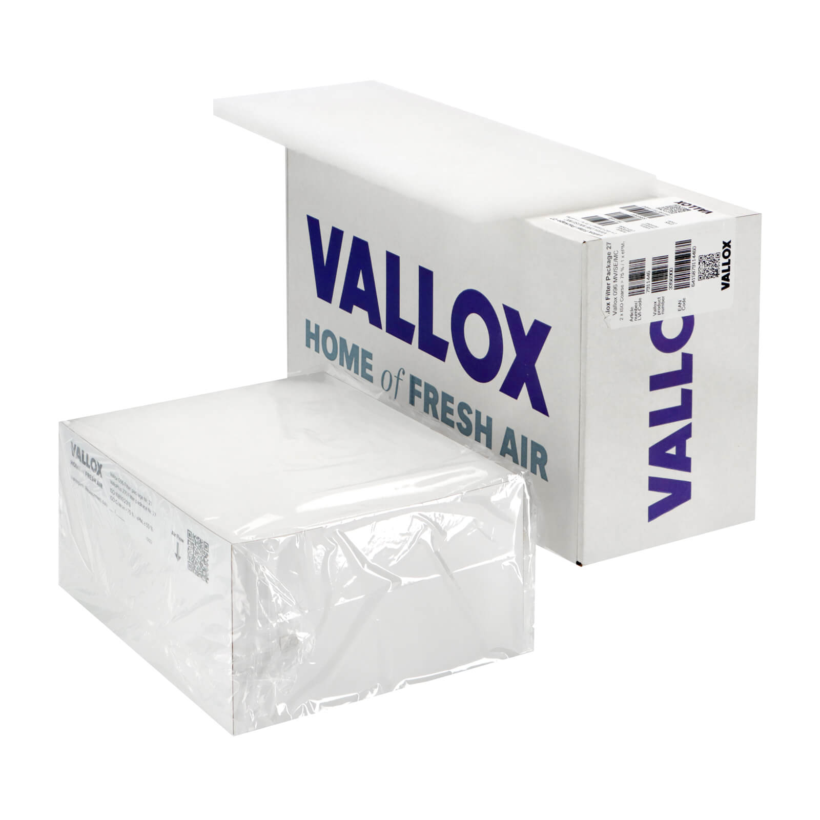 Vallox 096 MV/SE/SC / ValloPlus 270 filter set No. 27 G4+G4+F7 (original)