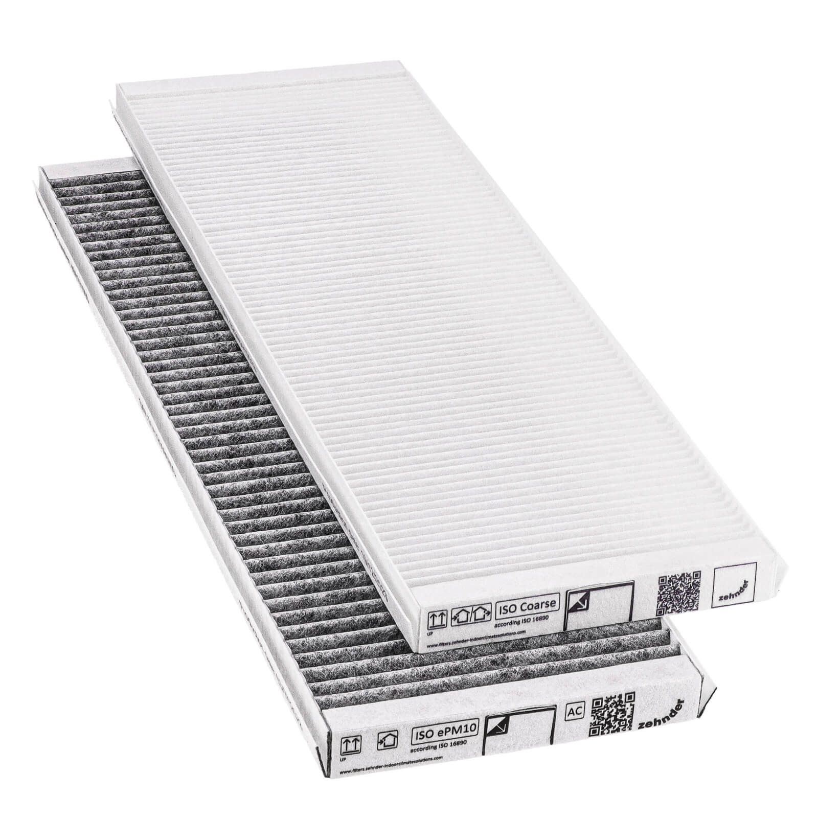 Zehnder ComfoAir Q350 / Q450 / Q600 / E350 activated carbon filter set G4+G4(AC) (original)