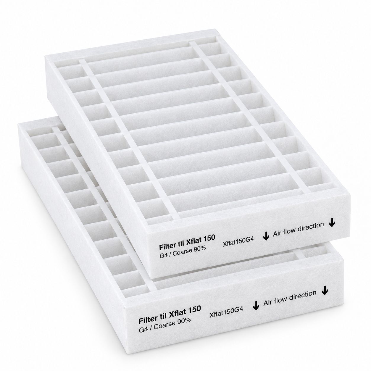 Xvent XFLAT 150 filtersats G4+G4 (original)
